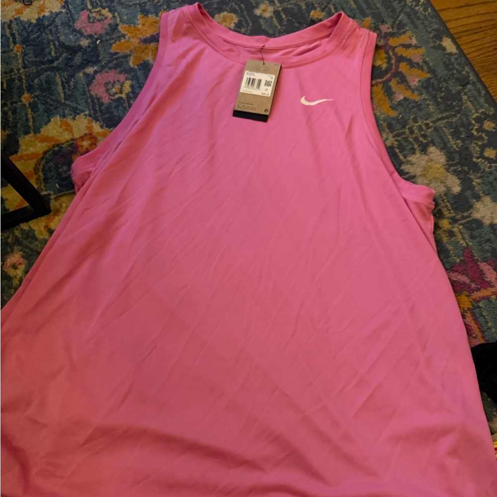 Nike Women's Pink Sleeveless Tank Top